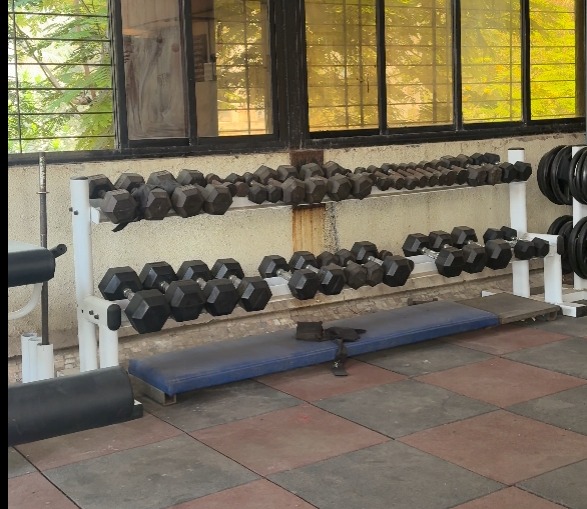 Dumbbell Rack and Free Weights