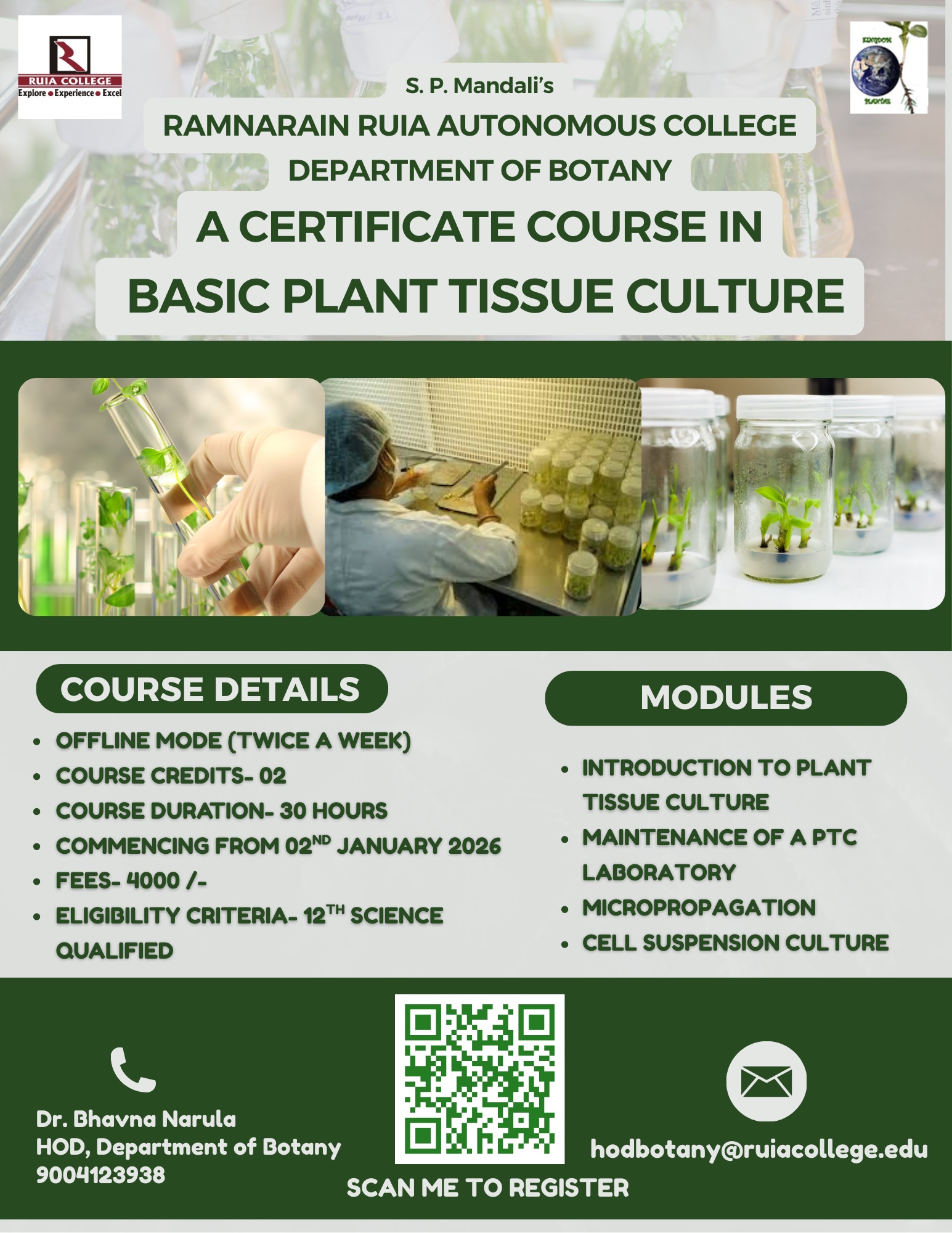 Plant Tissue Culture