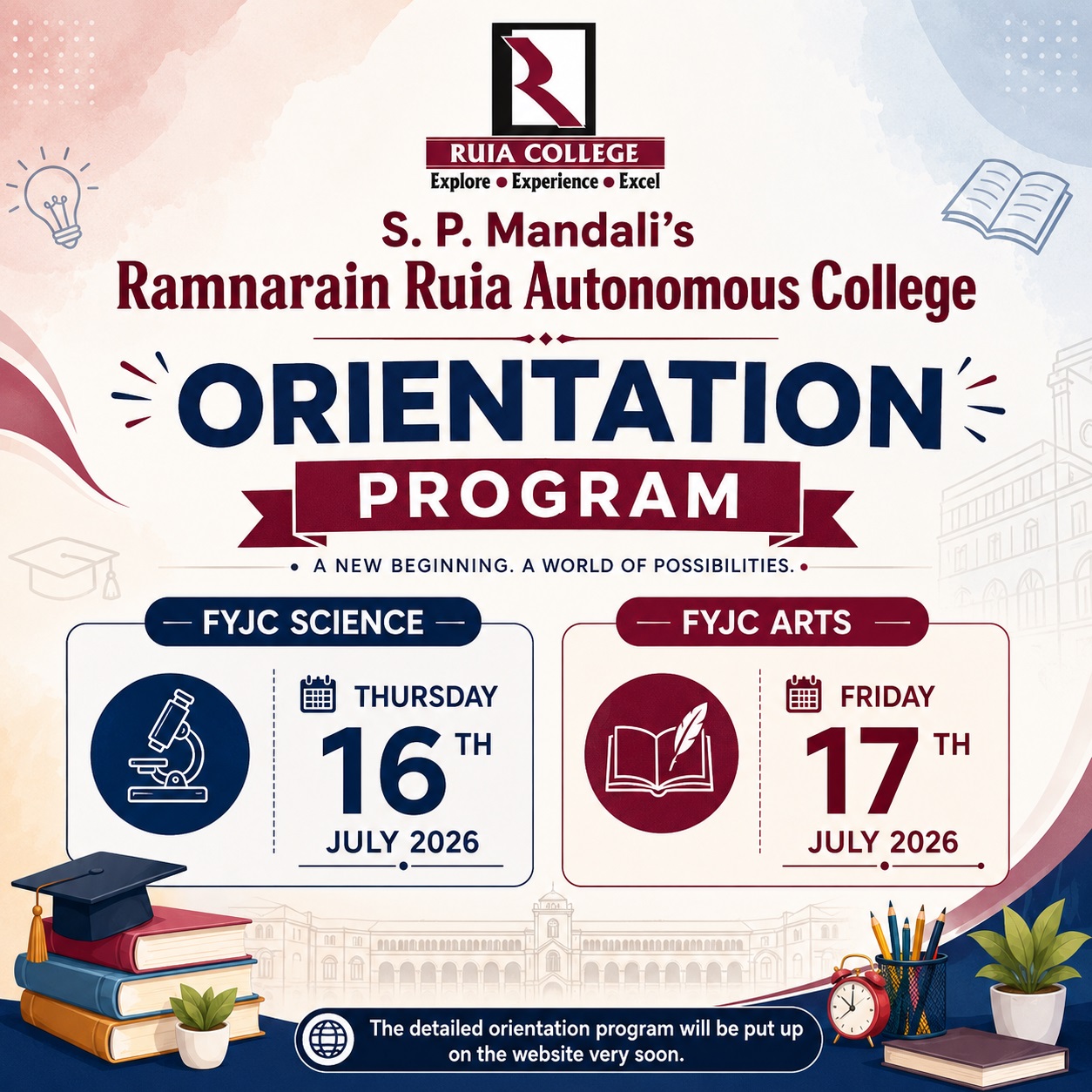 MA-MSc-BA-BSc-Honors-Fourth-Year ORIENTATION Program 2026-27