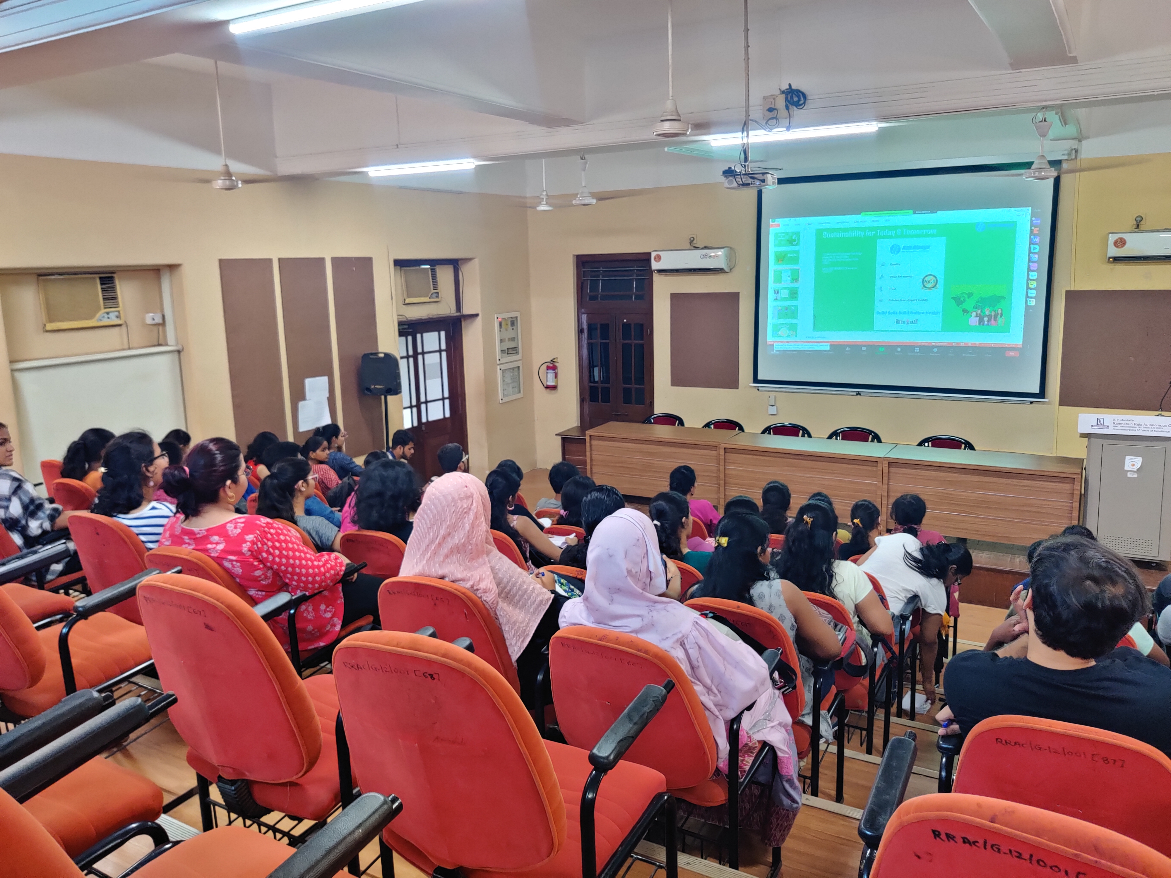 Seminar on Microbes in Agriculture Resource person Dr. Medha Kulkarni Chief Technical Officer Kan Biosys Pvt Ltd  Pune